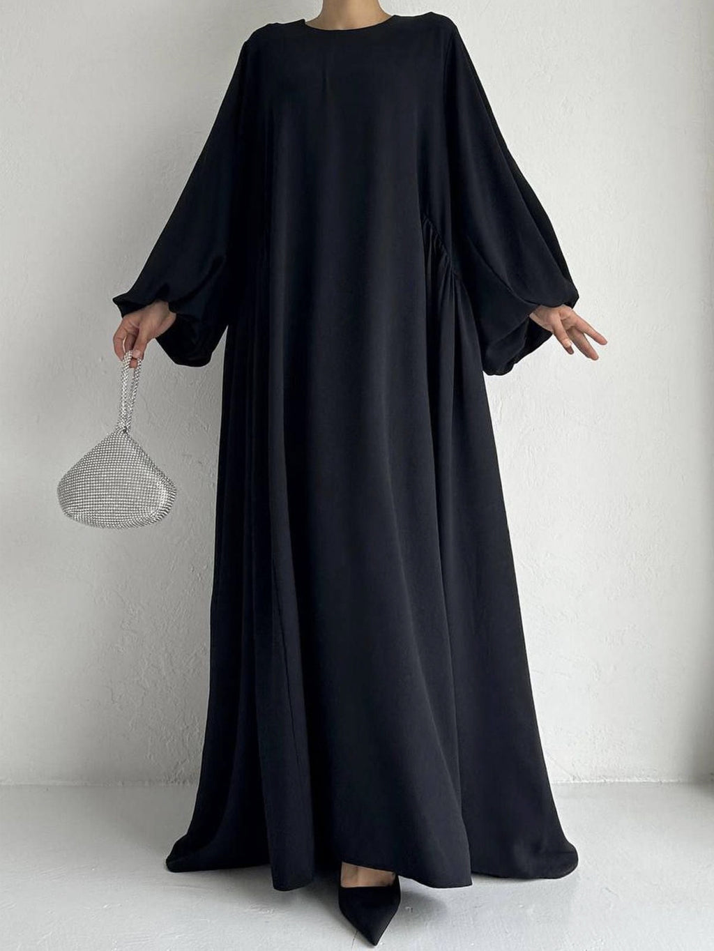 Middle East Muslim Women's Wear Plain Clothing Robe