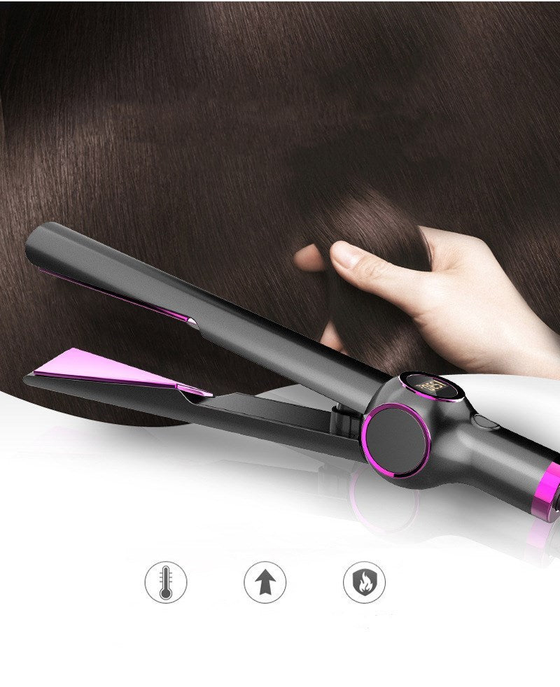 Spiral hair straightener