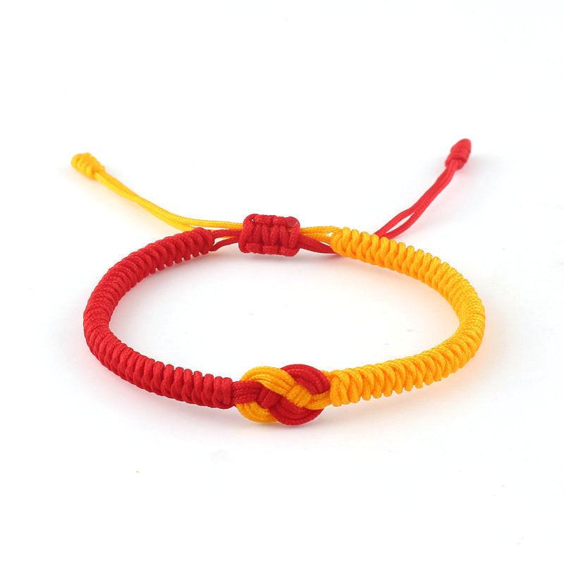 Hand Braided Double Money Knot Bracelet