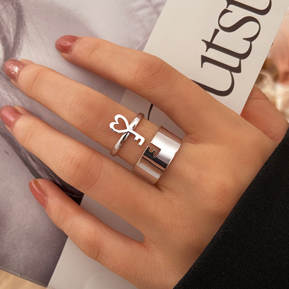 Punk Style Couple Ring Men And Women