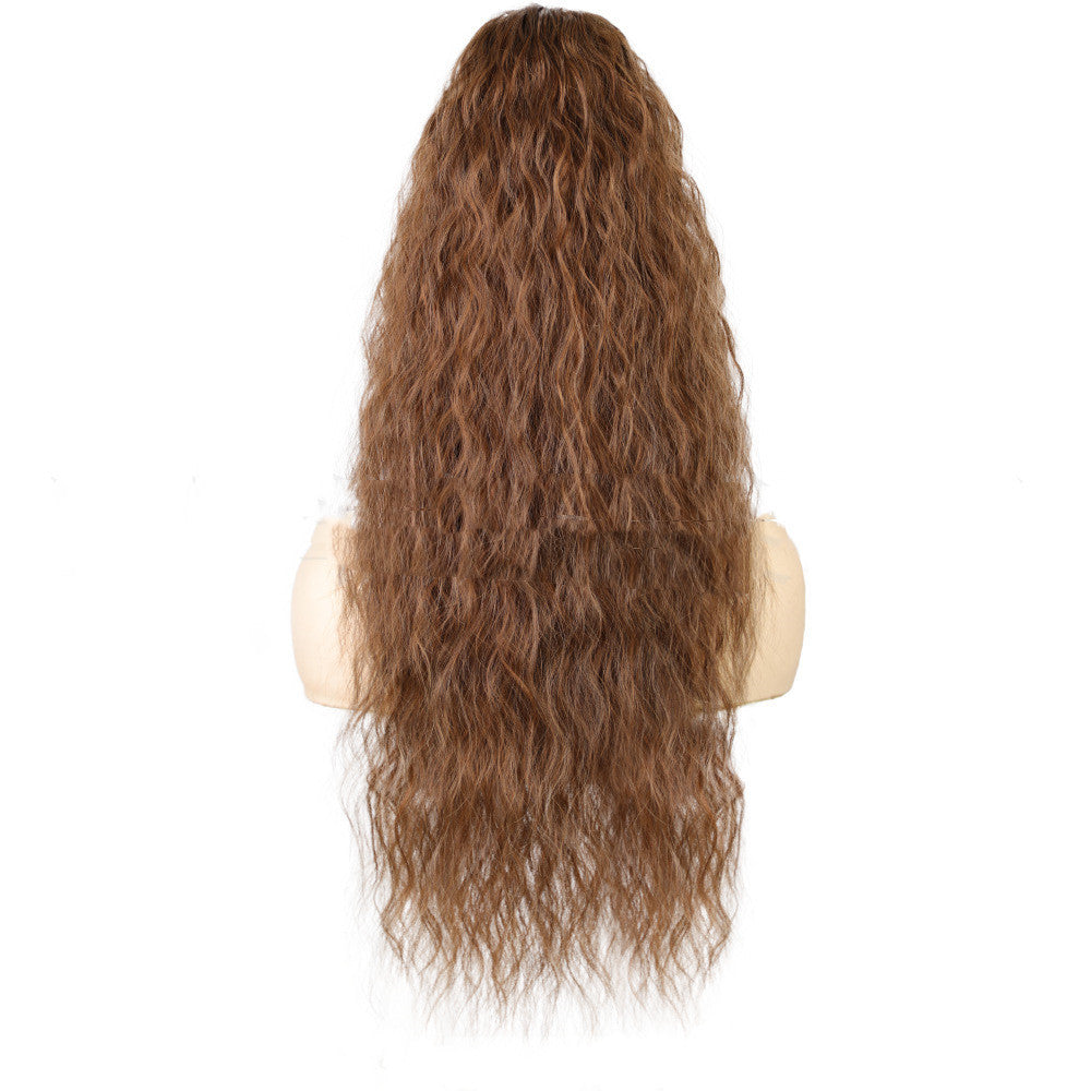 Ponytail Wig Small Curls Long Curly Hair Curl Ponytail Wig For Women