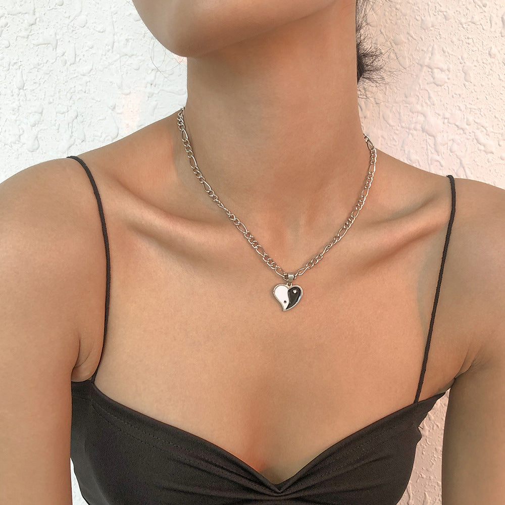 Love New Money Ornaments Ladies Alloy Ins Hip Hop Retro Creative Necklace