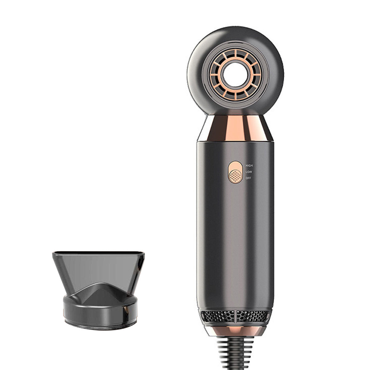 Hair Dryer 10 00W With Leafless Fan 2 Speed 360 Degree Rotaing Nozzle Concentrator Women Men Home Salon Hair Blower