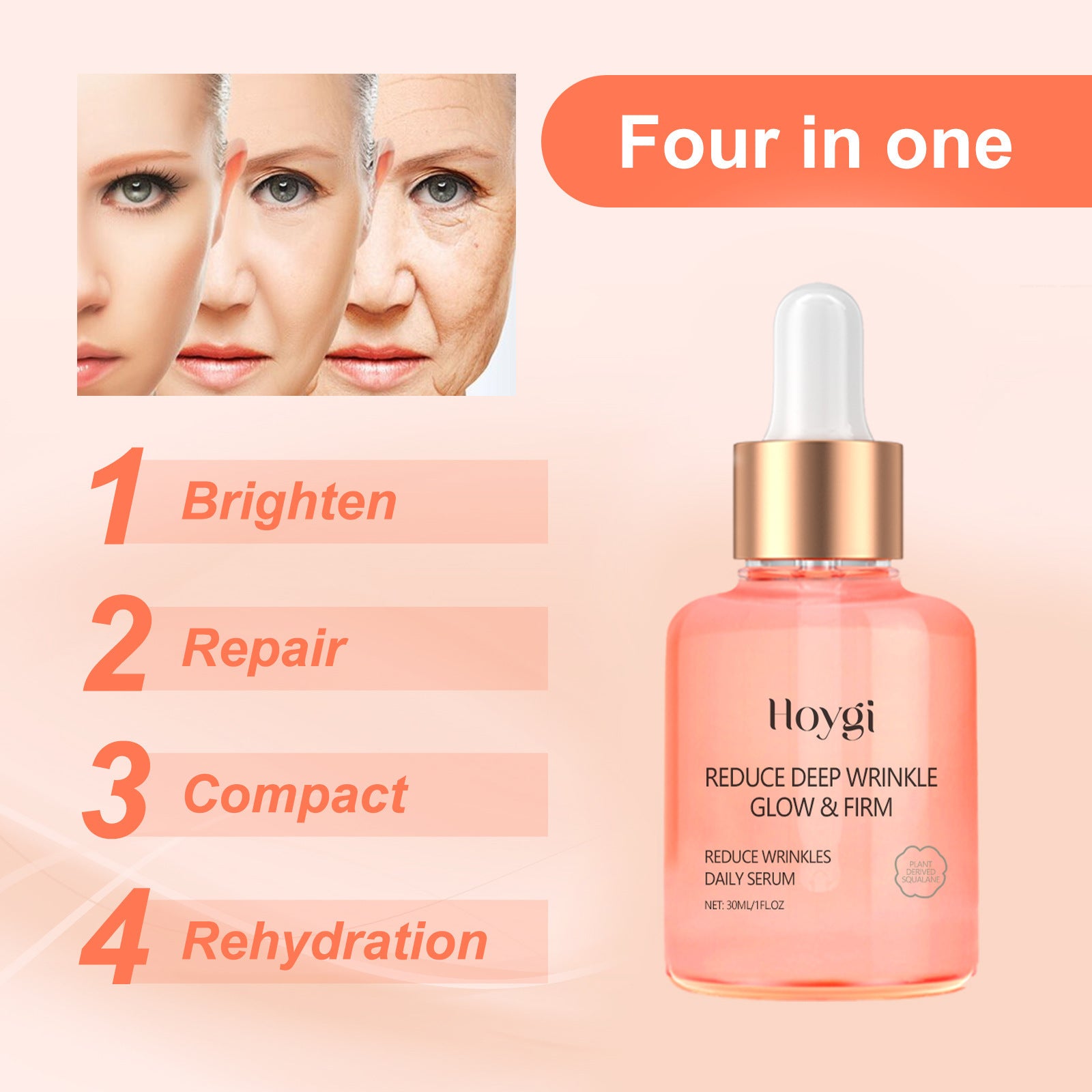 Rose Oil Smoothen Fine Wrinkles Skin Care Brightening And Firming Skin Care