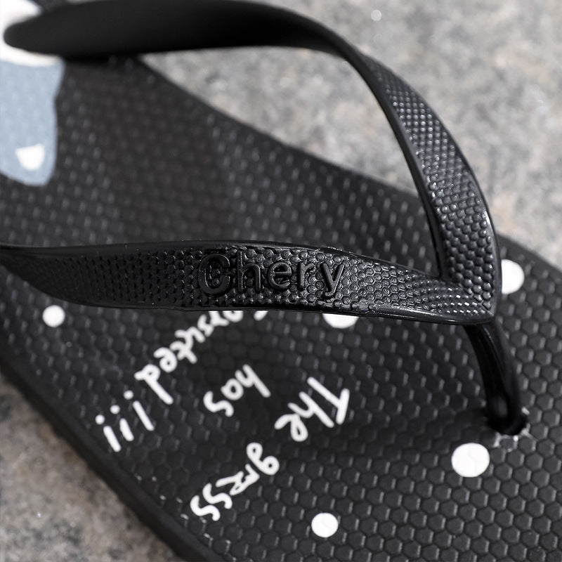 Women's Flip-flops Outdoor Non-slip Herringbone