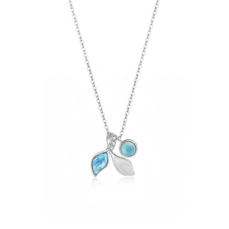 New Mori Style Leaf Necklace For Women