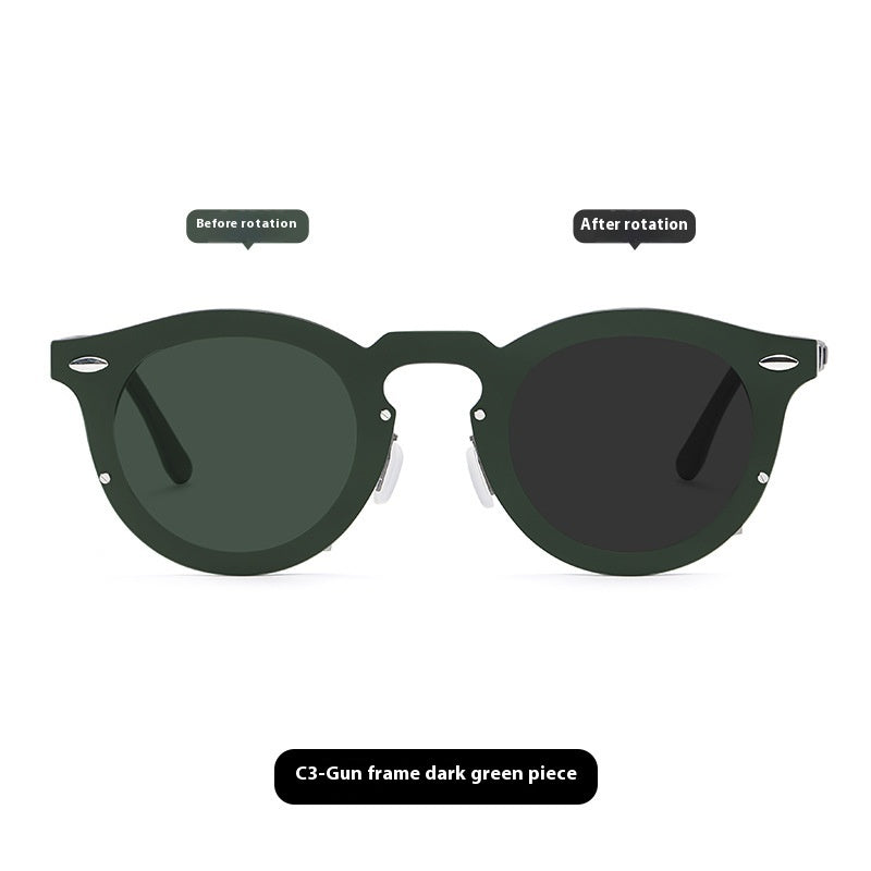 Rotating Adjustable Color Changing UV Resistant Sunglasses