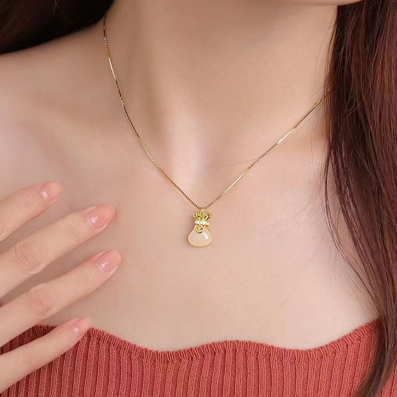 Vintage Money Bag Necklace For Women