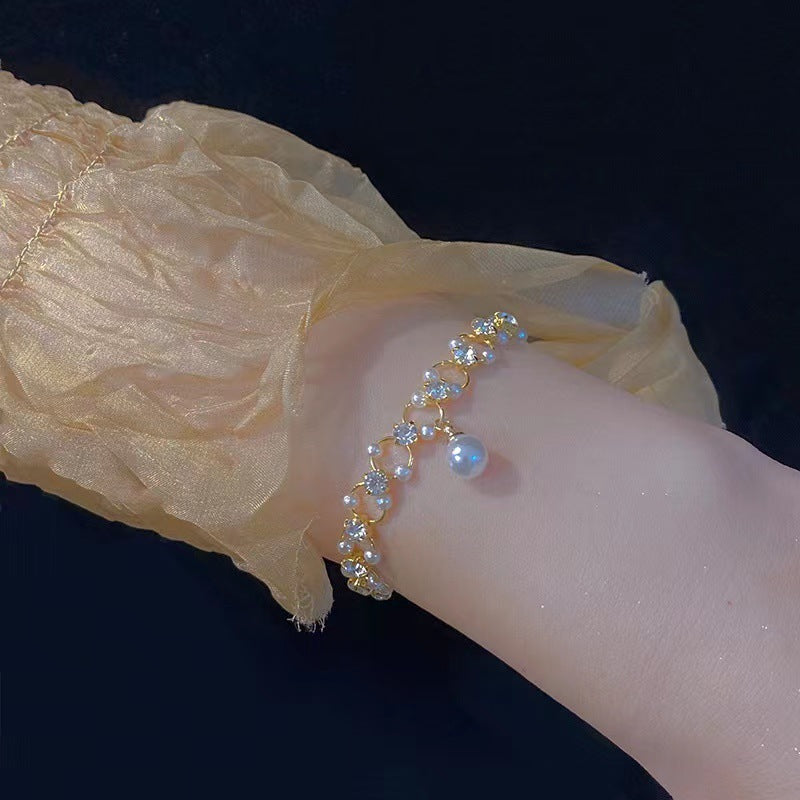 New Ins Style All-match Dicksoniaceae Bow Bracelet For Women