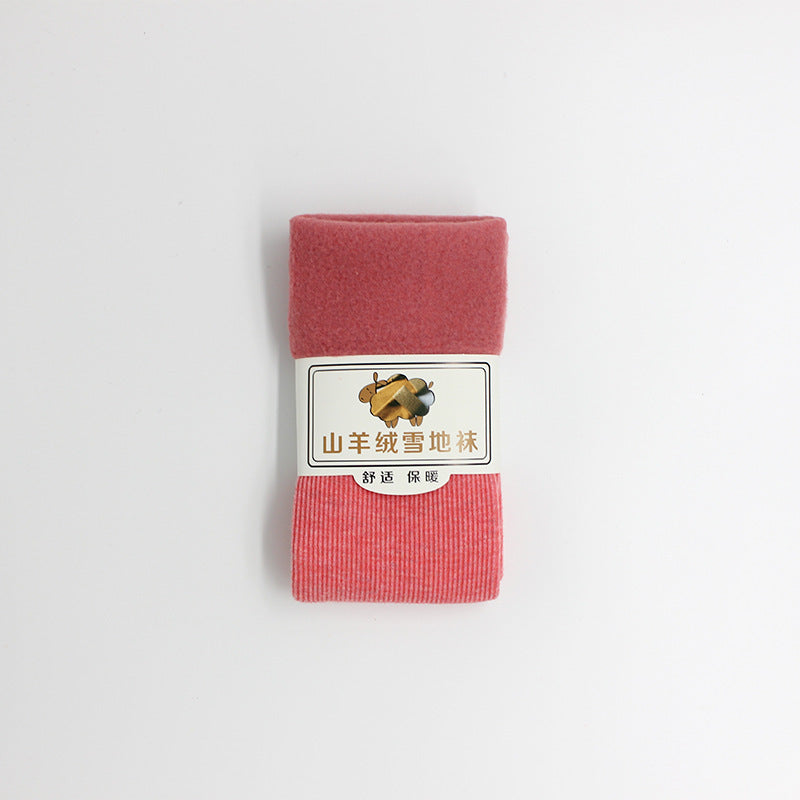 Mid-High Tube Men And Women Warm Snow Socks