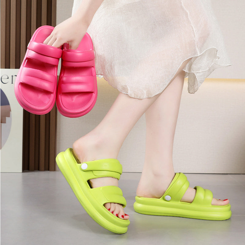 Multi-functional Thick-soled Sandals For Women Summer Outdoor Garden Slippers Beach Shoes