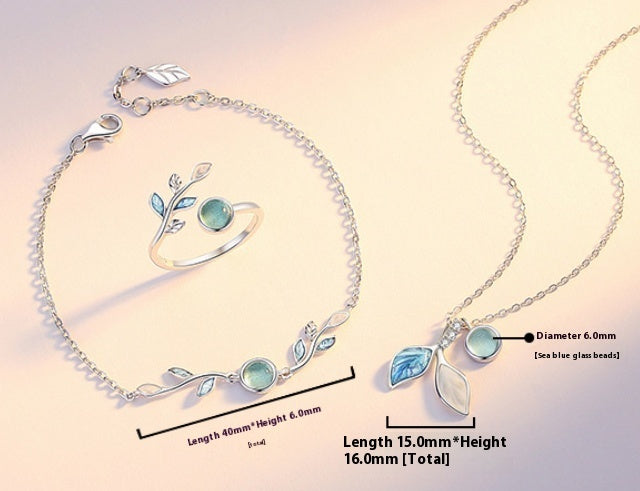 New Mori Style Leaf Necklace For Women