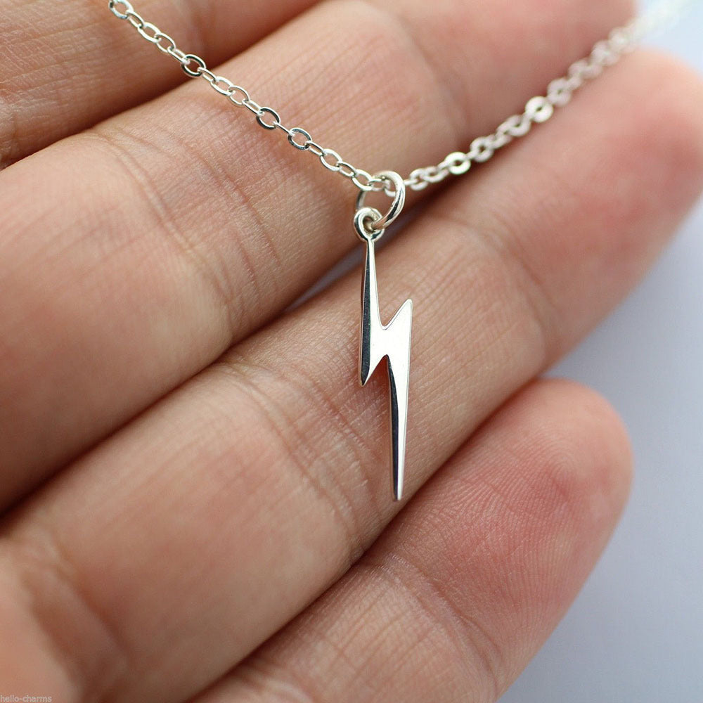 European And American Style Women Lightning Necklace Mini Lightning Logo