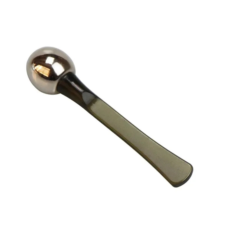 2pc Eye Roller Eye Cream Applicator Cosmetic Spatula Anti Wrinkle Facial Spoon Gold Alloy Face Thin Skin Care Tool  Eye Care Wrinkle Remove Dark Circles