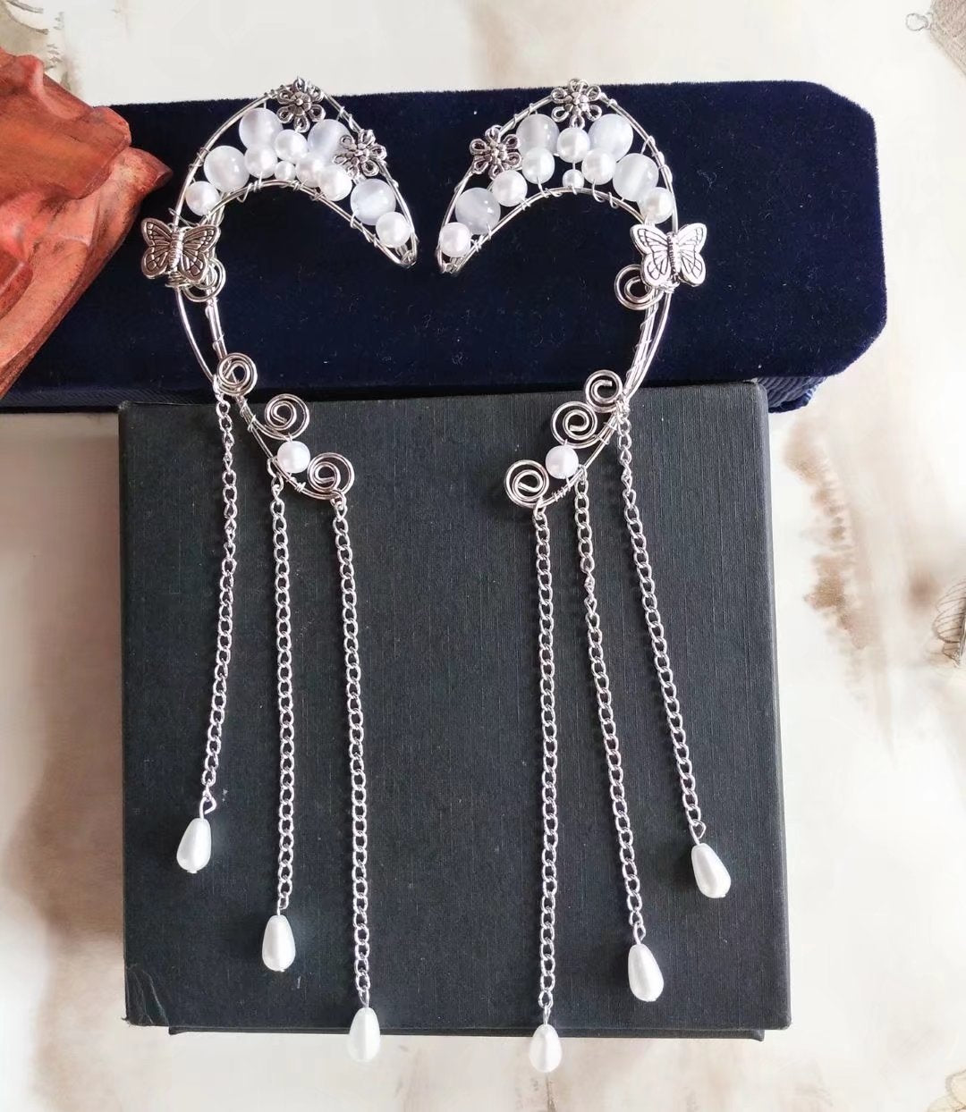 Handmade Personalized Ear Clip Cos Antique Clothing
