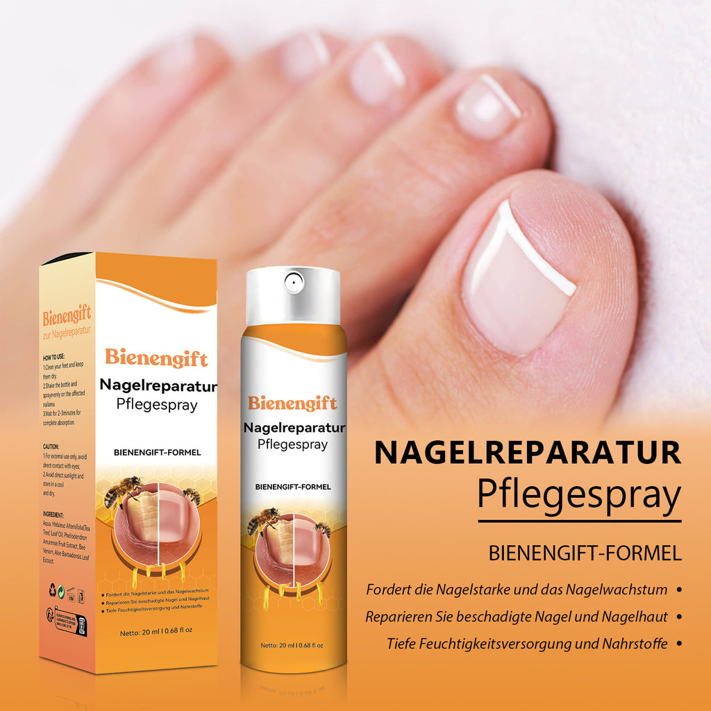 Bee Nail Spray Repair Gray Nails