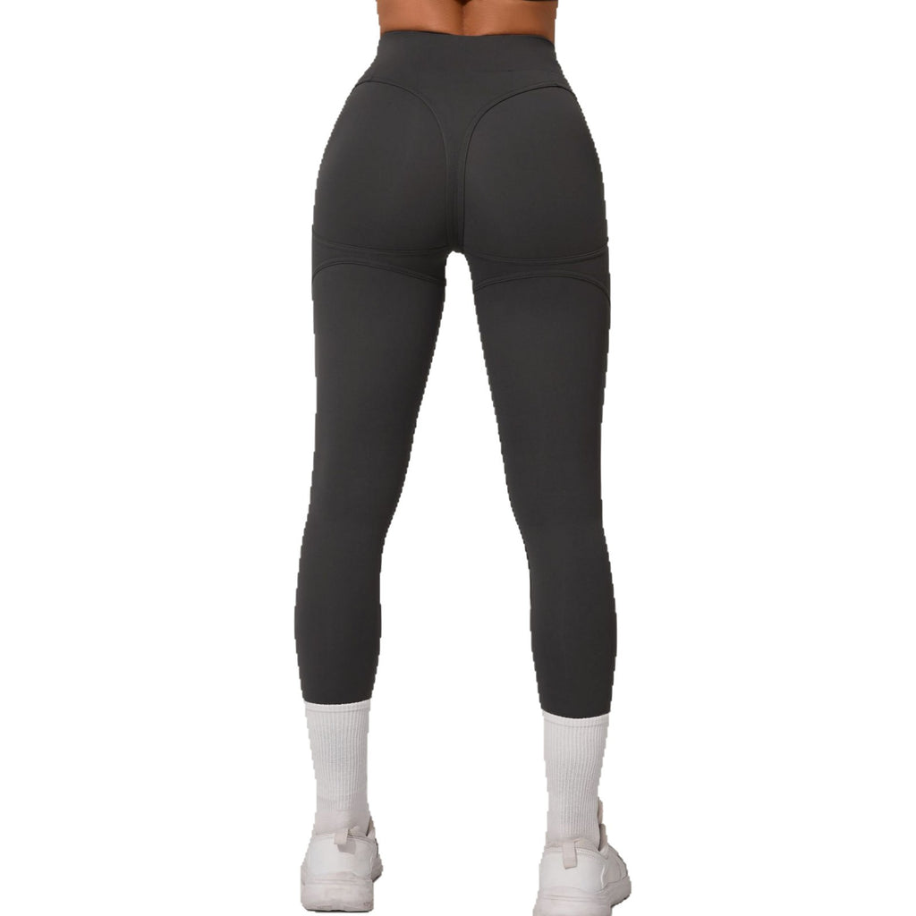 High Waist Hip Lift Sanding Yoga Pants
