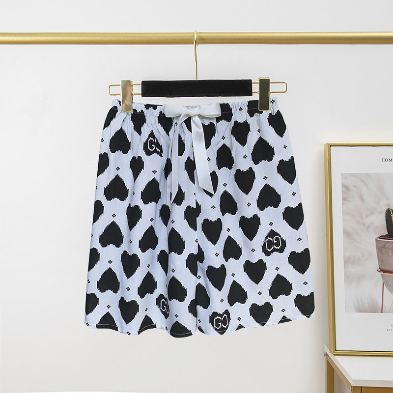 Thin Artificial Cotton Shorts Loose Casual Suitable For Daily Wear Japanese Trousers Home Shorts