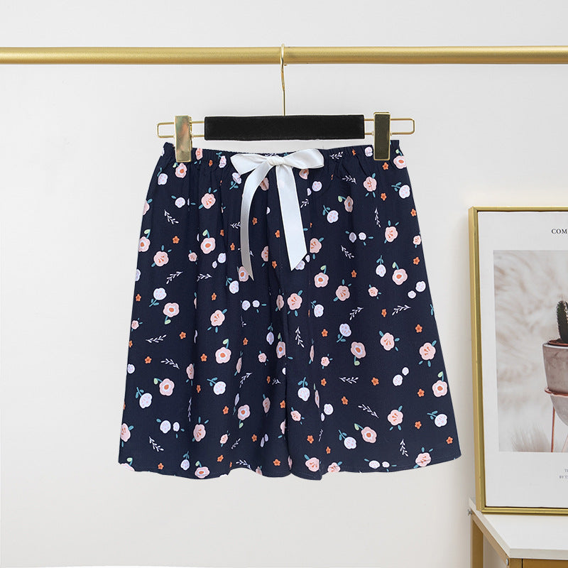 Thin Artificial Cotton Shorts Loose Casual Suitable For Daily Wear Japanese Trousers Home Shorts