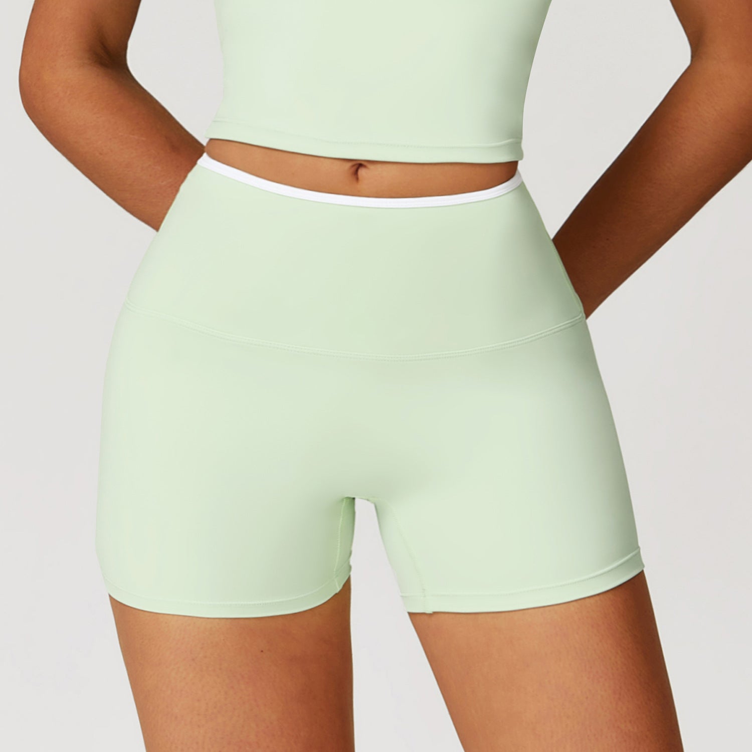 Women's Solid Color Casual Sports Yoga Shorts