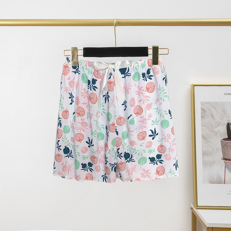 Thin Artificial Cotton Shorts Loose Casual Suitable For Daily Wear Japanese Trousers Home Shorts
