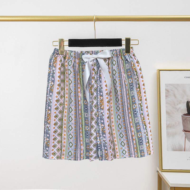 Thin Artificial Cotton Shorts Loose Casual Suitable For Daily Wear Japanese Trousers Home Shorts
