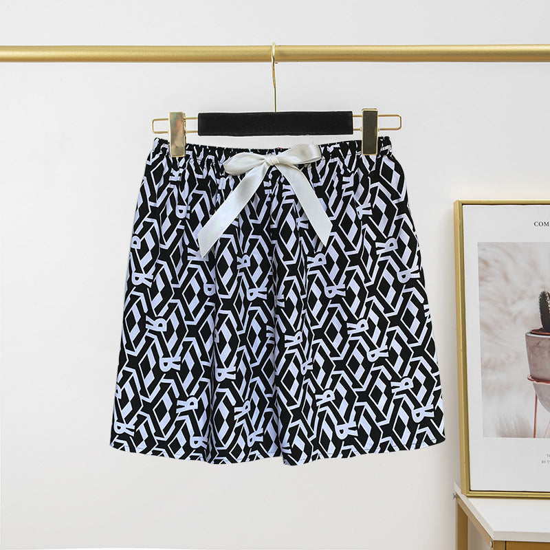 Thin Artificial Cotton Shorts Loose Casual Suitable For Daily Wear Japanese Trousers Home Shorts