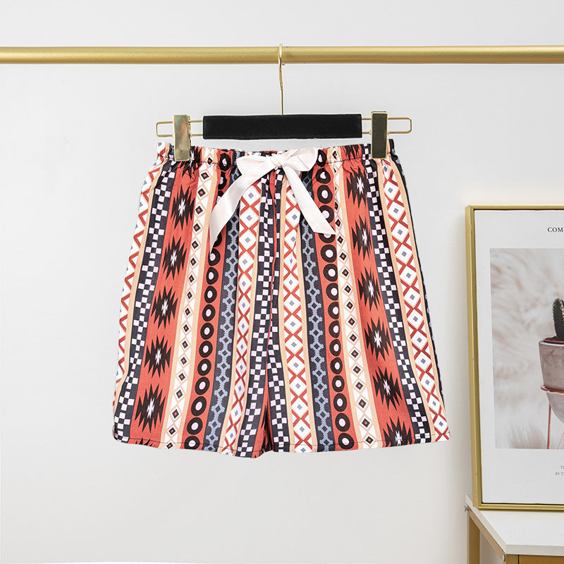 Thin Artificial Cotton Shorts Loose Casual Suitable For Daily Wear Japanese Trousers Home Shorts