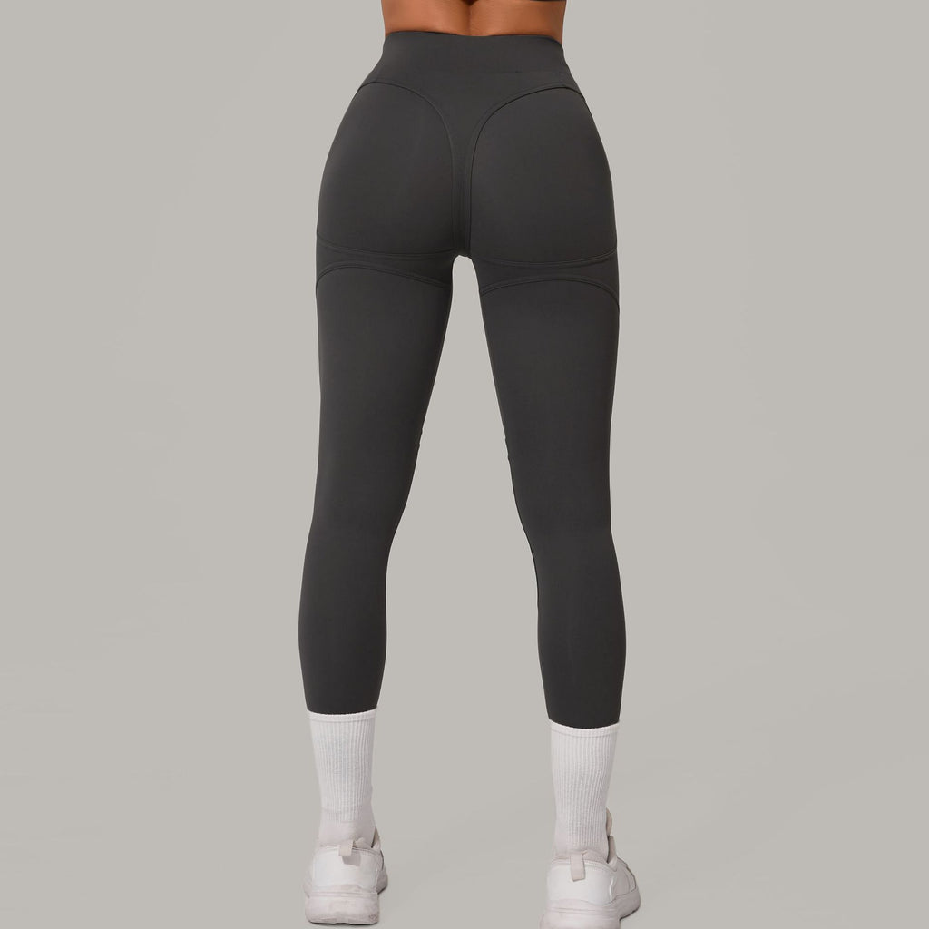 High Waist Hip Lift Sanding Yoga Pants