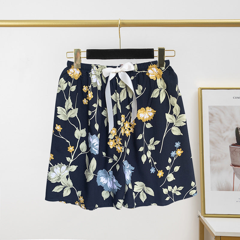 Thin Artificial Cotton Shorts Loose Casual Suitable For Daily Wear Japanese Trousers Home Shorts