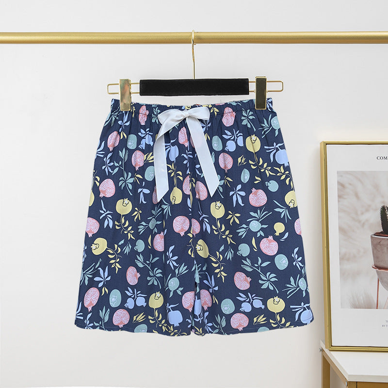 Thin Artificial Cotton Shorts Loose Casual Suitable For Daily Wear Japanese Trousers Home Shorts
