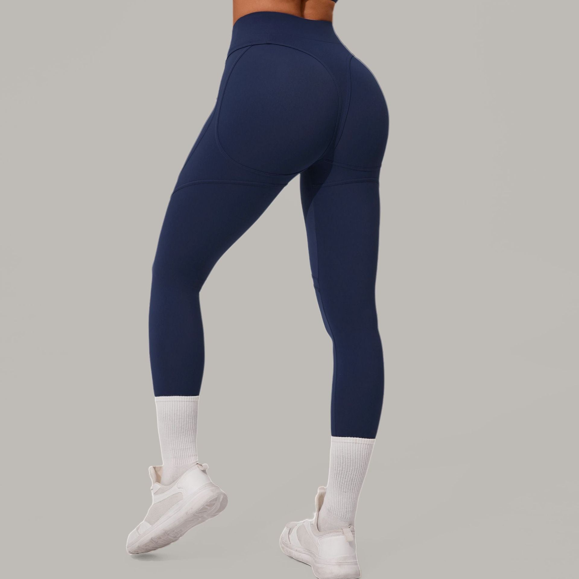 High Waist Hip Lift Sanding Yoga Pants