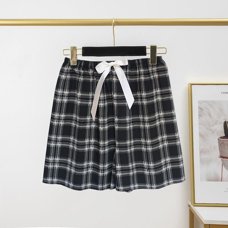 Thin Artificial Cotton Shorts Loose Casual Suitable For Daily Wear Japanese Trousers Home Shorts
