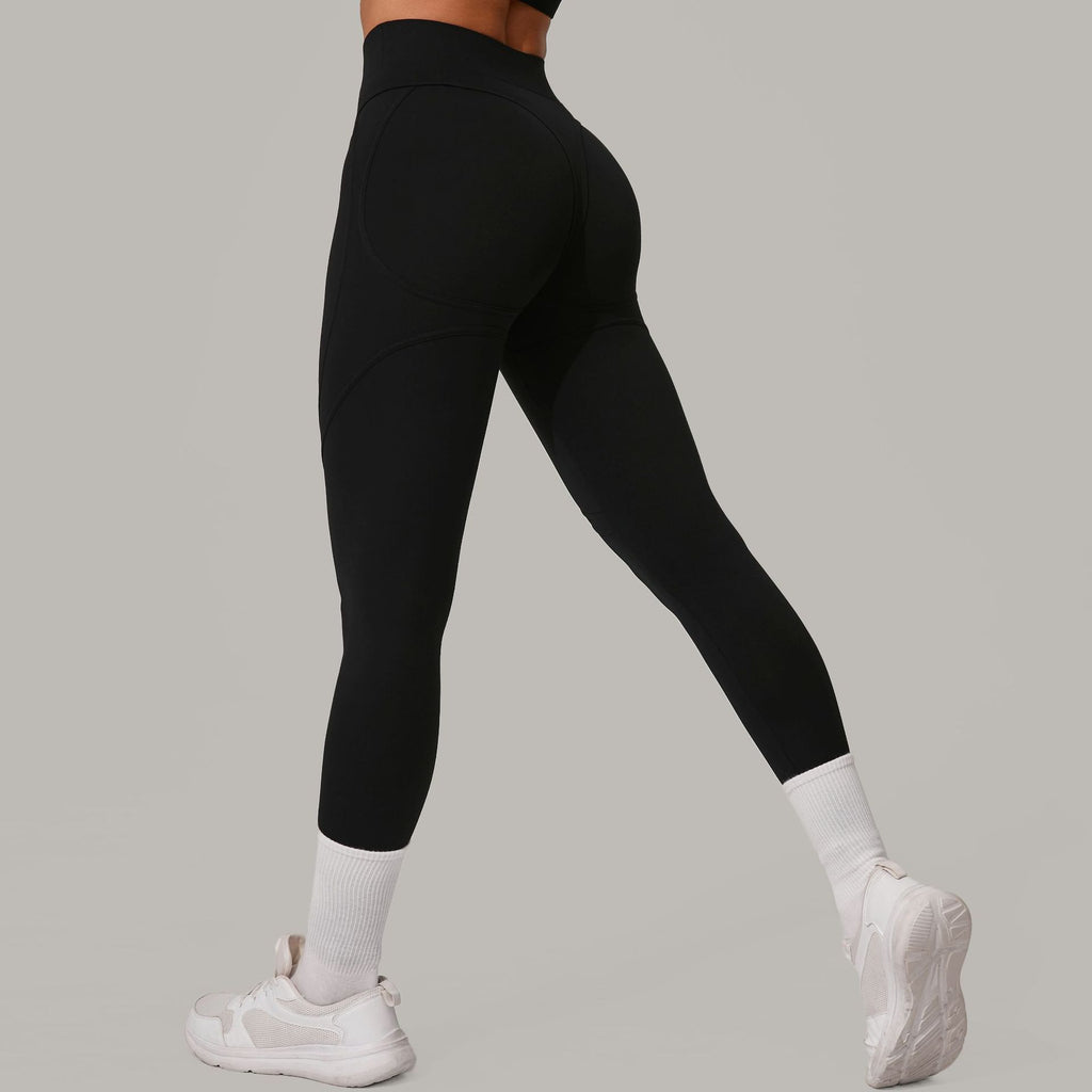 High Waist Hip Lift Sanding Yoga Pants