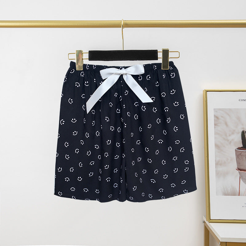 Thin Artificial Cotton Shorts Loose Casual Suitable For Daily Wear Japanese Trousers Home Shorts