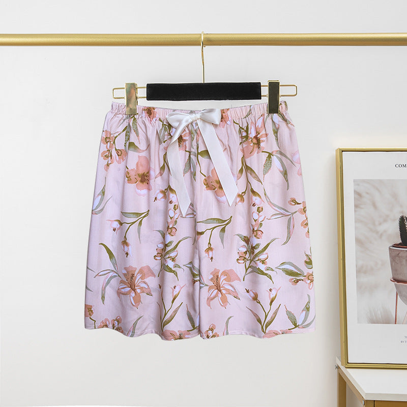 Thin Artificial Cotton Shorts Loose Casual Suitable For Daily Wear Japanese Trousers Home Shorts