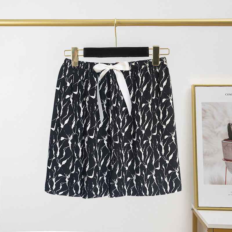 Thin Artificial Cotton Shorts Loose Casual Suitable For Daily Wear Japanese Trousers Home Shorts