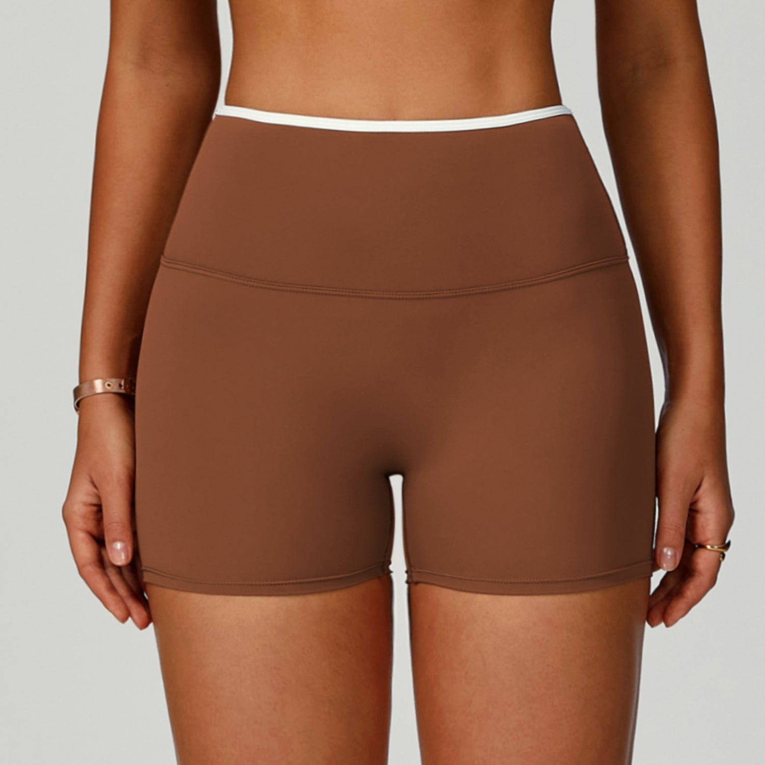 Women's Solid Color Casual Sports Yoga Shorts