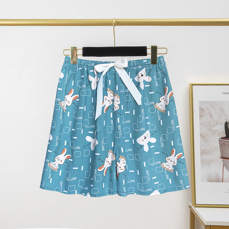 Thin Artificial Cotton Shorts Loose Casual Suitable For Daily Wear Japanese Trousers Home Shorts