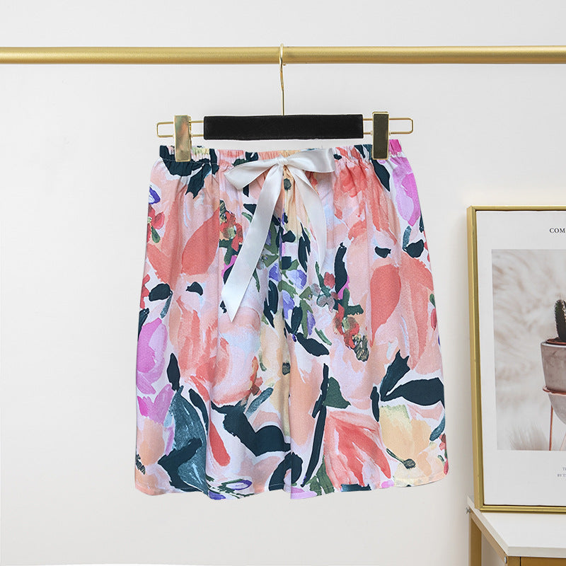 Thin Artificial Cotton Shorts Loose Casual Suitable For Daily Wear Japanese Trousers Home Shorts