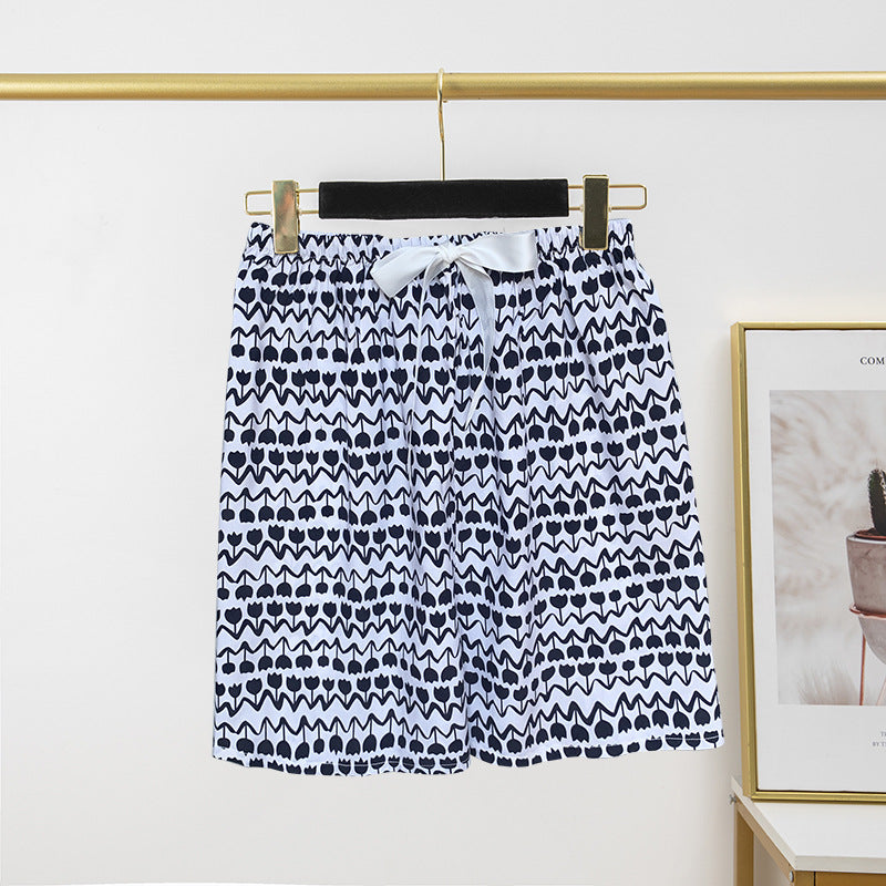 Thin Artificial Cotton Shorts Loose Casual Suitable For Daily Wear Japanese Trousers Home Shorts