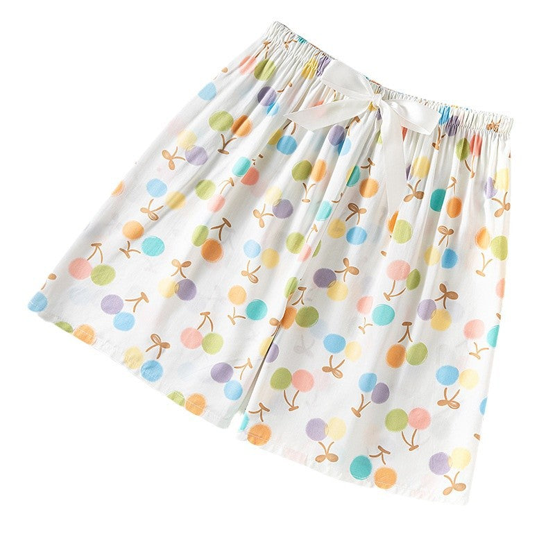 Thin Artificial Cotton Shorts Loose Casual Suitable For Daily Wear Japanese Trousers Home Shorts