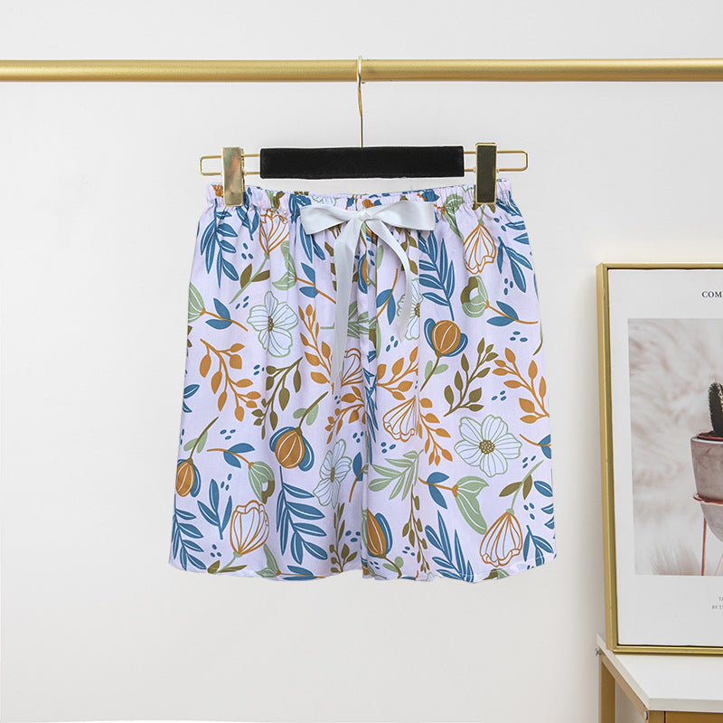 Thin Artificial Cotton Shorts Loose Casual Suitable For Daily Wear Japanese Trousers Home Shorts