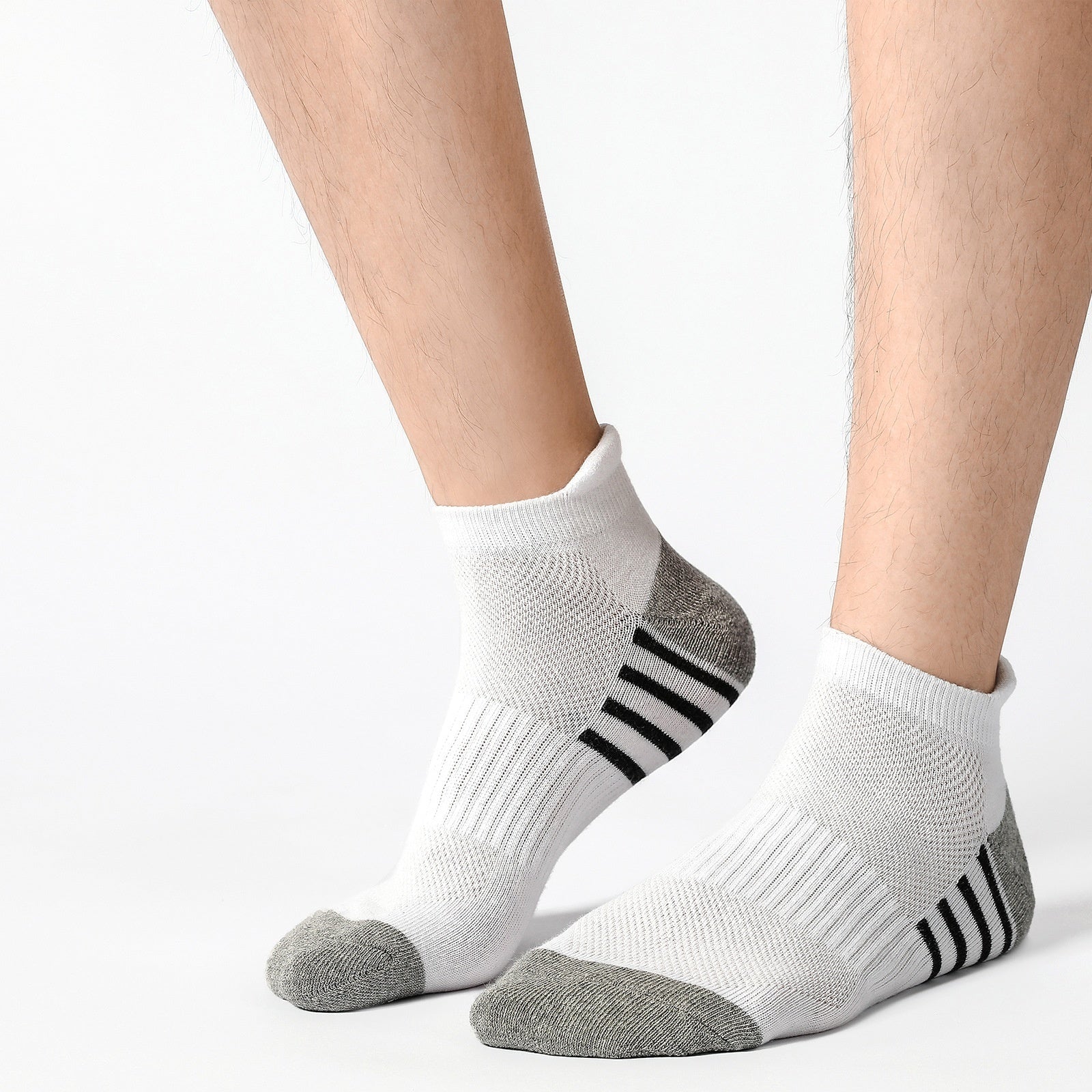 Cotton Socks Solid Color Terry Thick Head Heel Sports