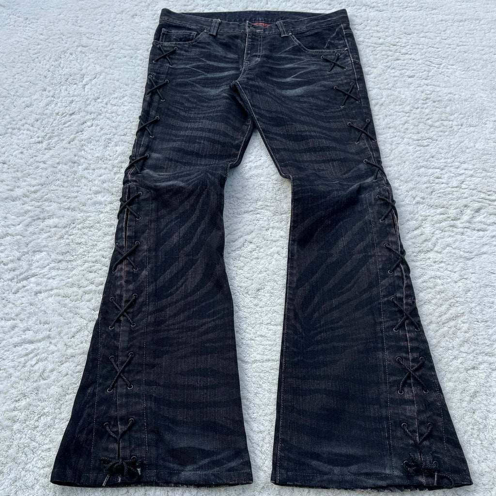Embroidered Jeans Men's And Women's Trousers