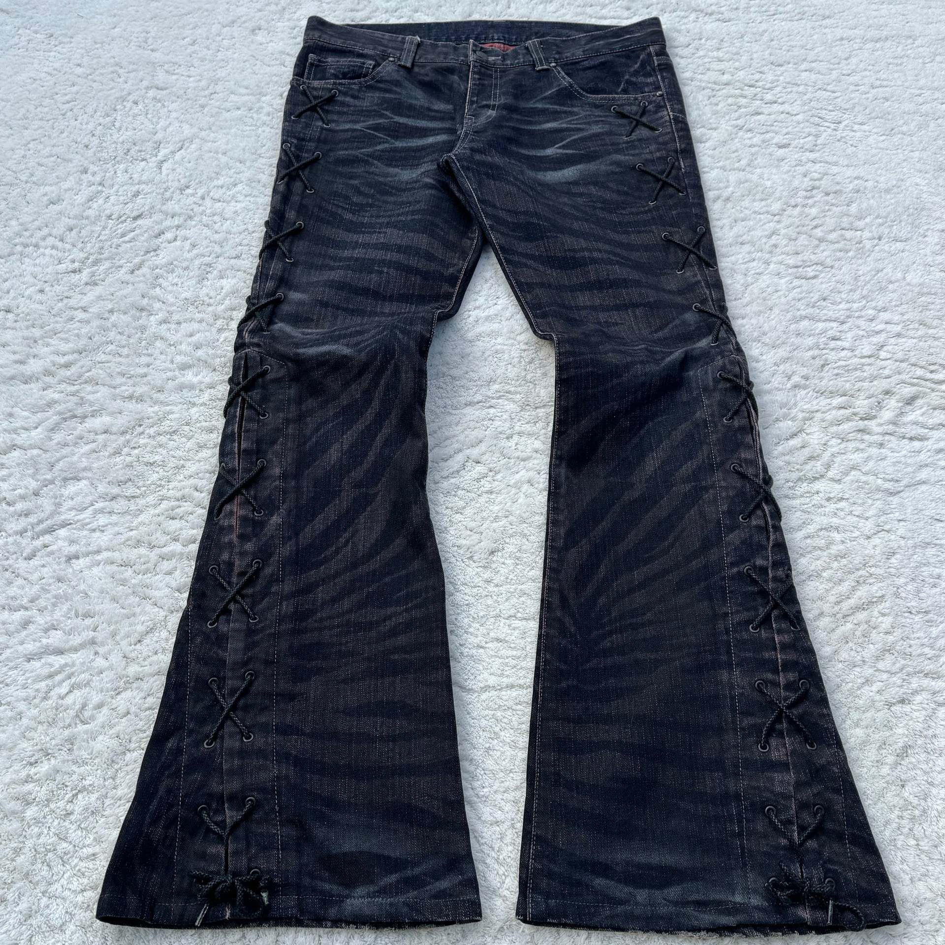 Embroidered Jeans Men's And Women's Trousers