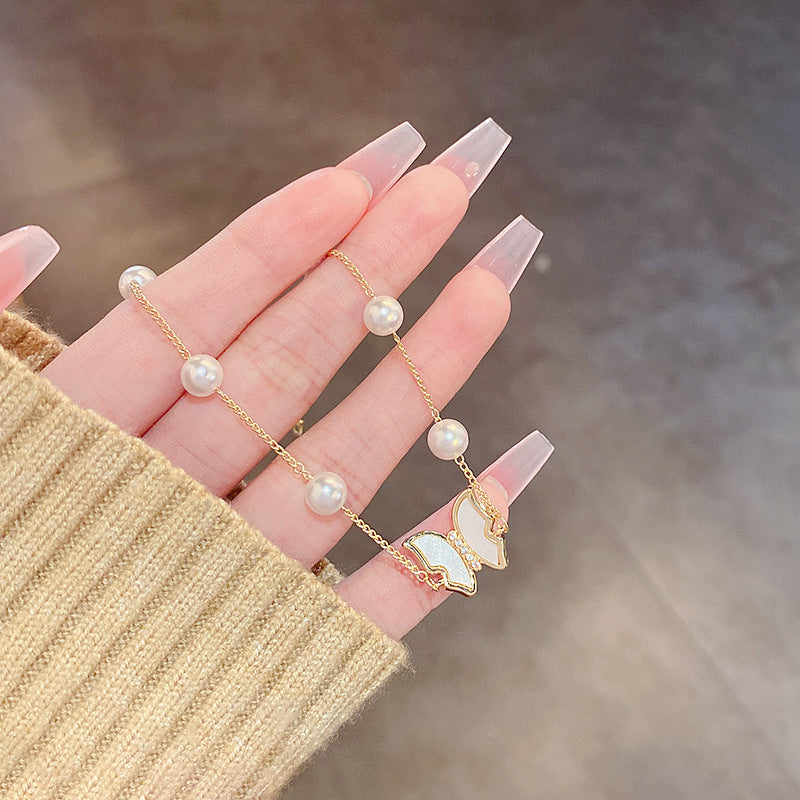New Ins Style All-match Dicksoniaceae Bow Bracelet For Women