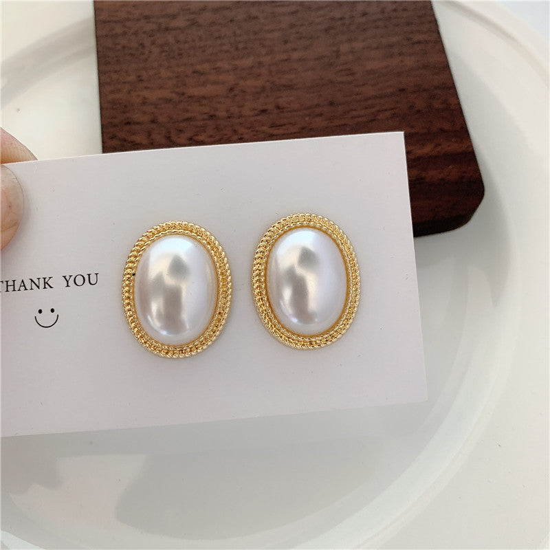 Trendy Sterling Silver Needle Stud Earrings For Women Korean Style Popular