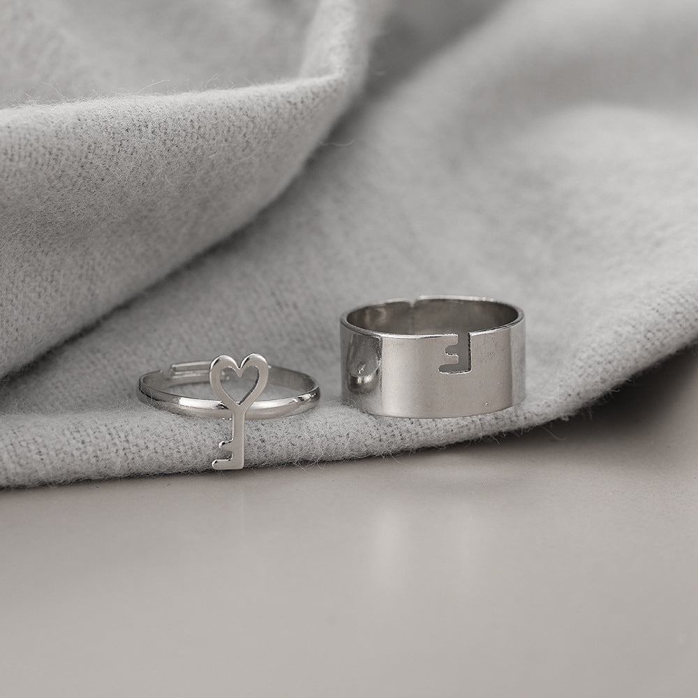 Punk Style Couple Ring Men And Women