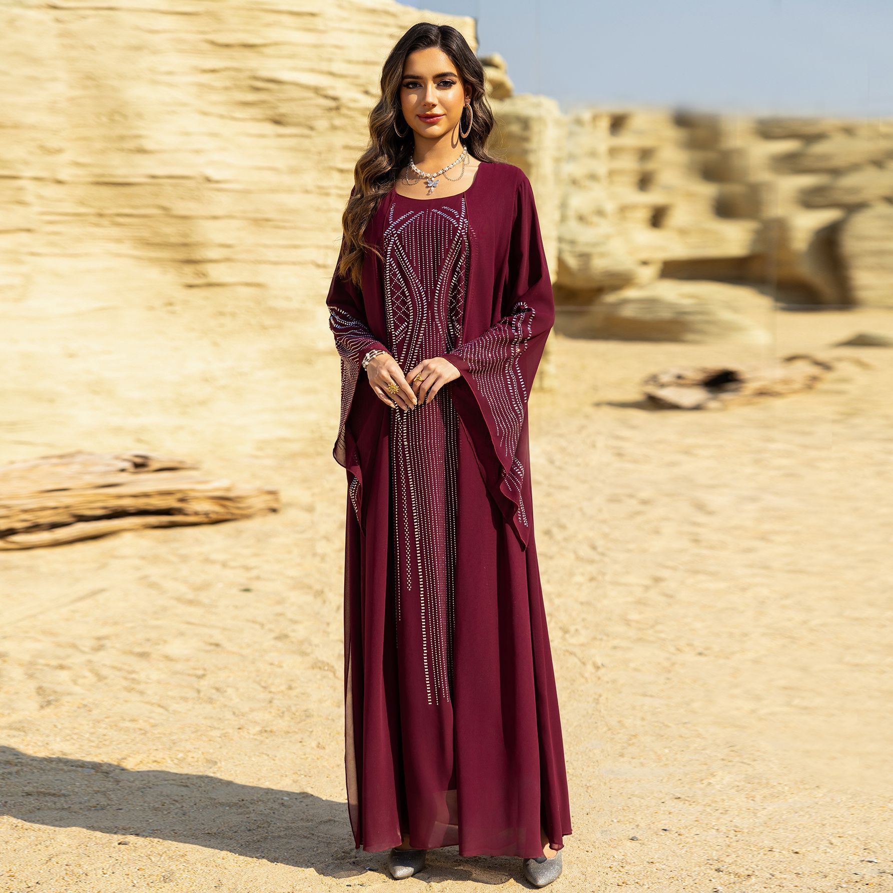 Long Robe Dress Middle East Swing Plus Size Women's Clothing